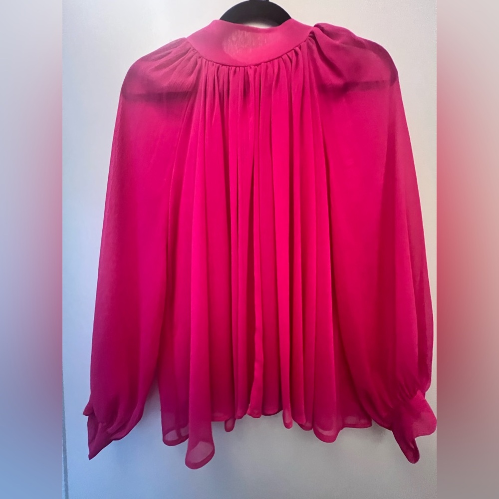 Zara Pink Chiffon Blouse